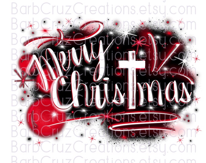 Merry Christmas Airbrush png Christmas Is My Favorite, Holidays, Sublimation Designs, Digital Downloads, png Heat Transfer, Holidays