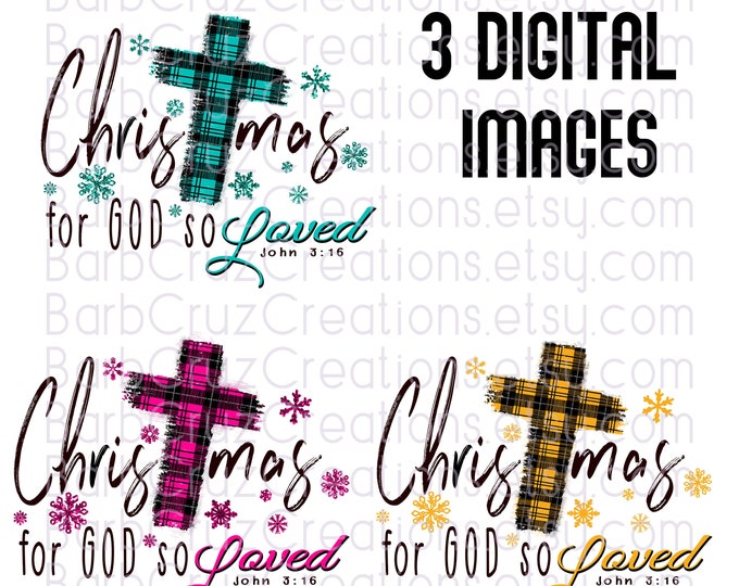 Christmas Plaid Designs, Pink Plaid, Plaid, Yellow Plaid, Christmas Cross, png, Digital Downloads, Instant Download, Sublimation Design