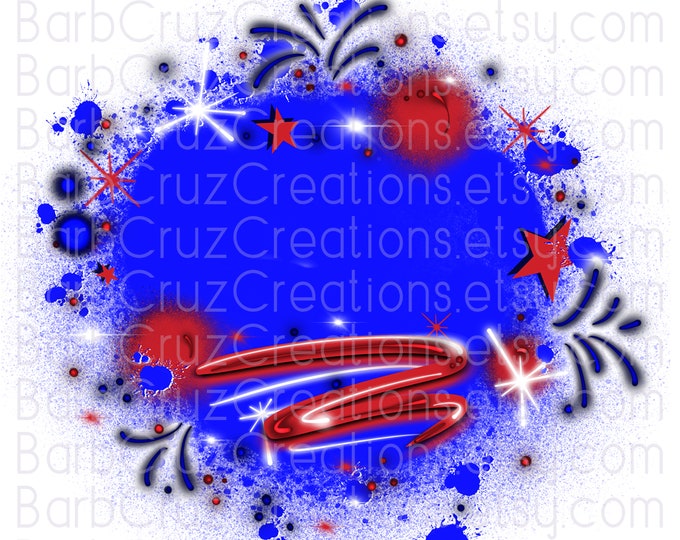 Airbrush png, Freedom Red, White, Blue, Spray Paint Patriotic Background, Griffiti 90's Retro png, sublimation digital, DTF, USA 4th of July