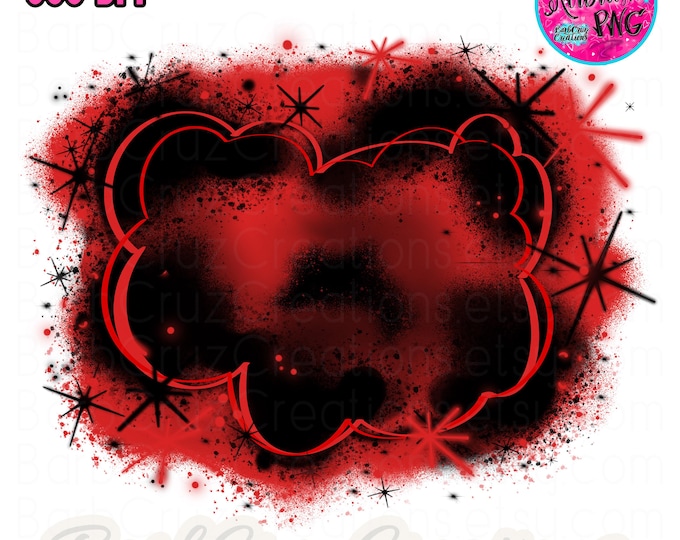 Red Black Airbrush PNG Digital Download Background, Sublimation Designs, Hip Hop backdrop, Graffiti Vintage Fun clipart