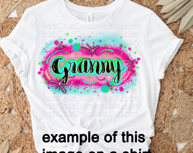 granny, grandmother, airbrush, png, clipart, airbrush png, sublimation designs, digital downloads, clipart, shirt transfer png