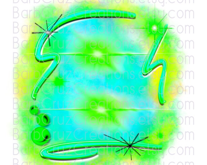 Airbrush Background, lime green, blue, Tumbler, Airbrush, Graffiti Wall, png, clipart, sublimation design, digital download, png sublimation