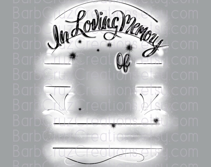 In loving Memory of, In Memory of, Designs, Digital Downloads, png, clipart, shirt png, Custom memorial shirt png, White png