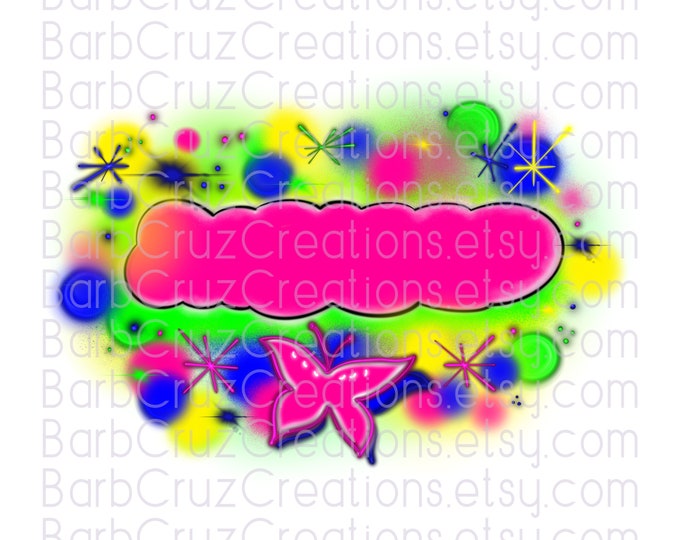 Airbrush Backgrounds, butterfly, Airbrush Pink Background, jpg, png, sublimation designs, digital download, tshirt design, heat transfer