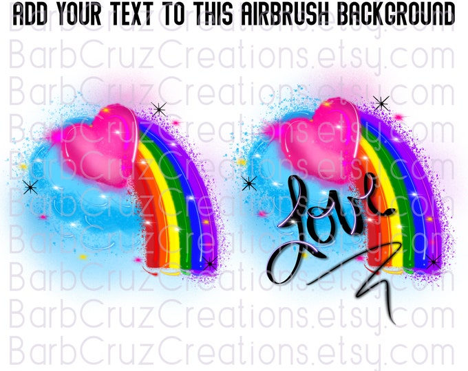Airbrush Hearts, Love, Couple Design, Pink Heart, Blue Heart, Sublimation Designs, Digital Downloads, png, clipart, Airbrush Designs