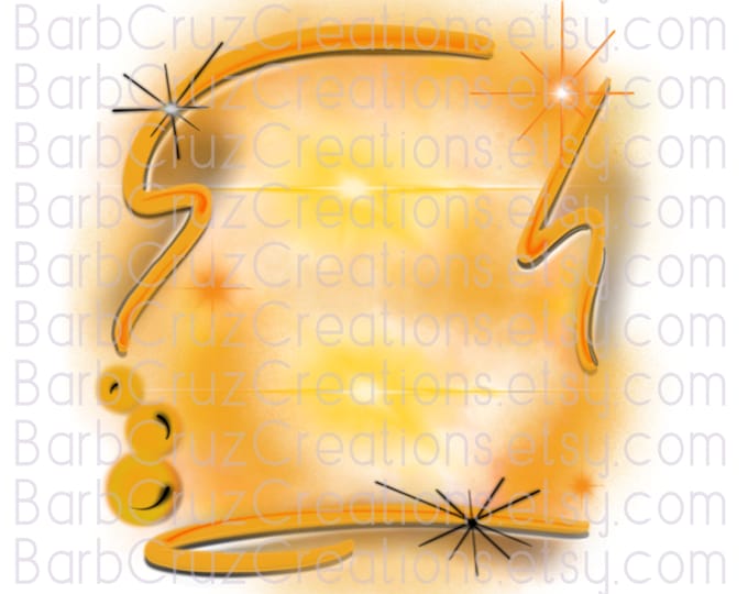 Airbrush png, Yellow, Orange, background, Airbrush, Griffiti Wall, png, clipart, sublimation design, digital download, DTF, retro 90’s style