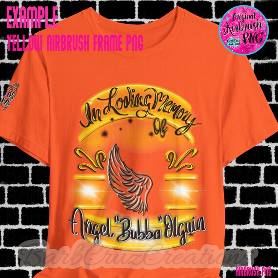 Custom Airbrush RIP Family Memorial Shirt, in Loving Memory