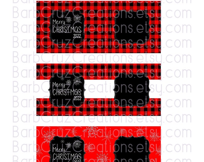Christmas Coffee Cup Image, Coffee Mug , Sublimation Design, Digital Download, png, Heat Transfer, Custom Christmas Gift, Buffalo plaid