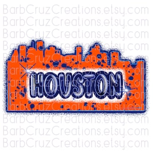 Houston Skyline, Houston silhouette, Sports, Houston, Texas, Digital Downloads, Sublimation Design, png, clip art