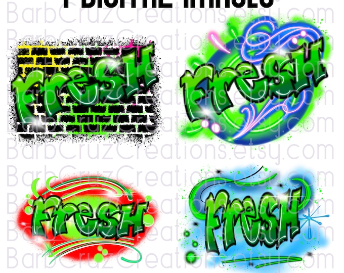 Fresh, Brick Wall, Hip Hop, airbrush, dance clipart, hip hop png, sublimation designs, digital download, clipart, dance shirt png