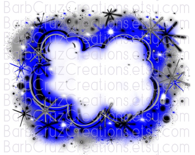 Airbrush Background, Blue, Black, Sublimation Designs, Digital Downloads, png, Digital Airbrush, Backdrop