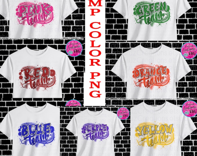 airbrush png, school, church, youth, camp, tshirt, flags, teams, spirit, pink, blue, orange, sublimation png, graffiti, summer, competition