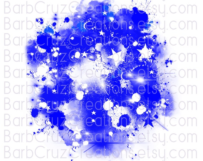 Airbrush, Digital Airbrush, Star bursts, Background, png, jpg, sublimation designs, digital download, digital airbrush, shirt transfer, blue