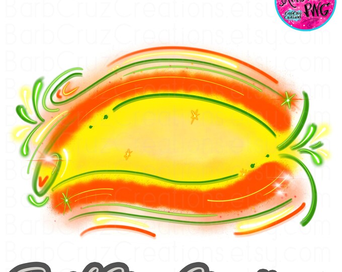airbrush png, orange, yellow, green, digital airbrush, background, digital download, sublimation, clipart, airbrush backdrop, shirt png