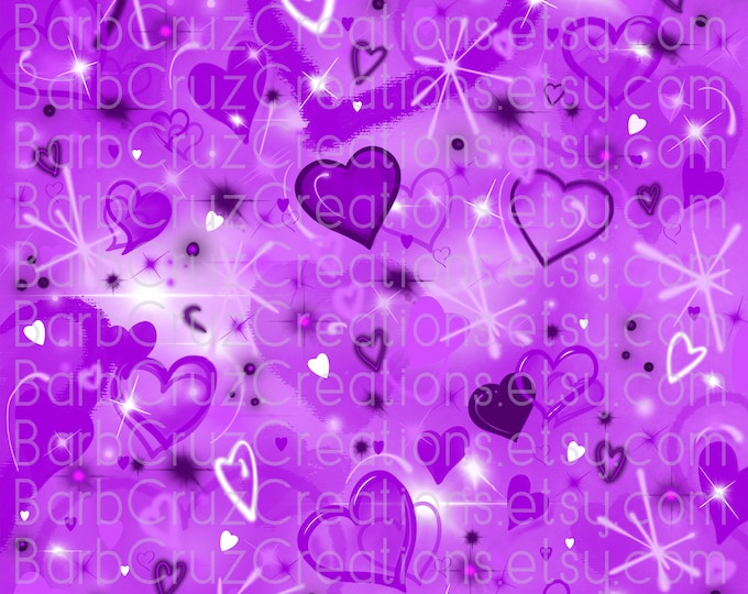 Airbrush Purple Hearts Background, png, jpg, sublimation designs, digital downloads, tshirt designs, Backdrops