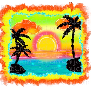 Airbrush Digital png, Airbrush Tropical Beach Shirt Pattern, Digital Download, clipart, png, waterslide, Beach Vibes, Sublimation Downloads