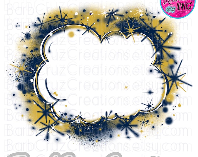 Airbrush png, High School, Graduate, Sublimation Design, Digital Download, png, Graffiti, 12th grade, blue, gold, graffiti design