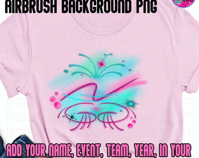 Airbrush png, Airbrush Backgrounds, teal, blue, pink, Clipart, sublimation designs, digital downloads, tshirt designs, heat transfers