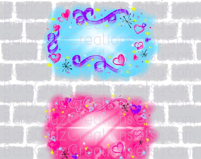 Airbrush heart backgrounds, Valentines Day, Love, Airbrush Image, Heat Transfer, Shirt png, Sublimation Design, Digital Download, clipart
