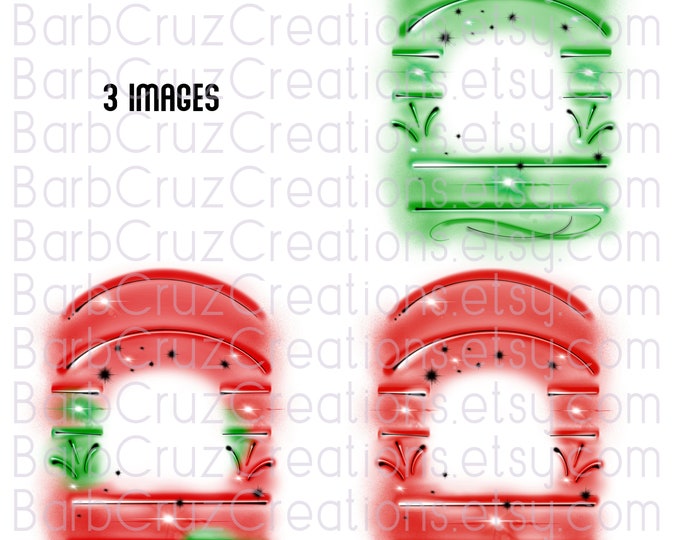 Airbrush green, red frames, Sublimation Designs, Digital Downloads, png, clipart, shirt png, Custom memorial shirt Red, Green