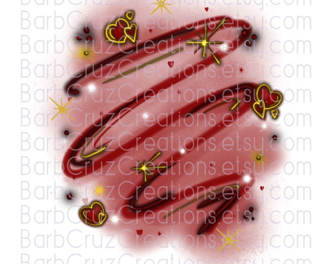 Airbrush Backgrounds, Airbrush Background, Clipart, pngs, sublimation designs, digital downloads, heat transfers, deep red, digital airbrush