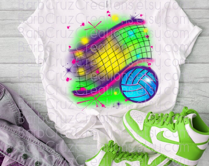 Volleyball, Airbrush png, Graffiti Designs, Sports, png, Sublimation Designs, Splatter Paint, Volleyball net, Blank, Volley ball
