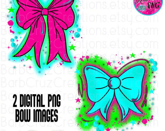 Airbrush png, Coquette Bow, Pink Bow, Background, Digital Airbrush, Graffiti Art, sublimation designs, digital download, Hip Hop, Cheer Bow