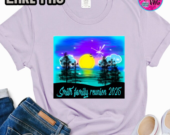 Airbrush png, Lake, Lake Life, Sunset, Sunrise, instant download, sublimation design, digital download, clipart, Summer