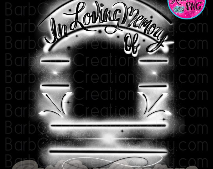In loving Memory of, In Memory of, Designs, Digital Downloads, png, clipart, shirt png, Custom memorial shirt png, White png