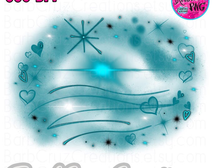 Airbrush Backgrounds, Blue, teal, Airbrush Background, Airbrush png, Clipart, sublimation design, digital downloads, tshirt designs, Hip Hop