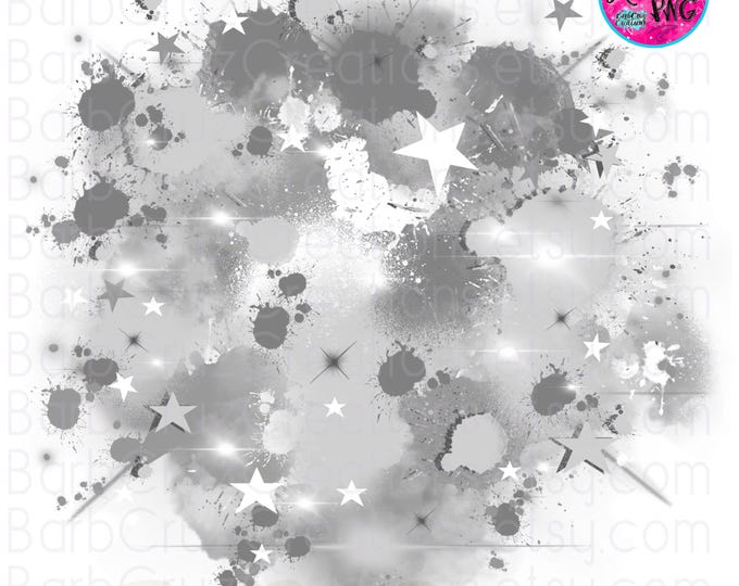 Airbrush png, white, gray, star burst, airbrush background, Digital Airbrush, sublimation designs, digital airbrush, shirt transfer, dtf
