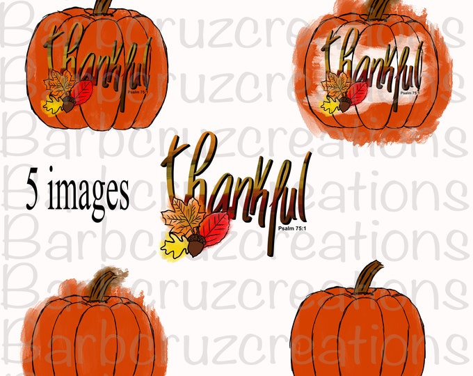 Pumpkins, Fall, Thanksgiving, Leaves, Acorn, Thanksgiving, instant download, digital download, png, sublimation design, watercolor, clip art