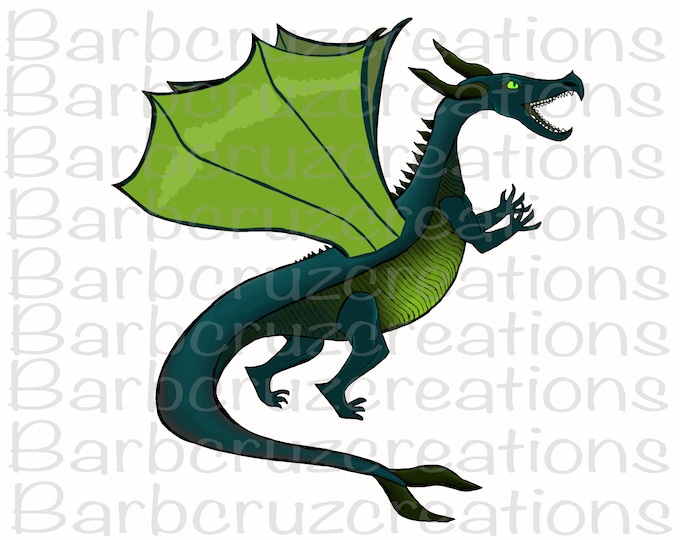 Dragon, fairytale, medieval, mythical creature, legendary, digital PNG dragon image, fantasy artwork, fantasy dragon illustration, graphic