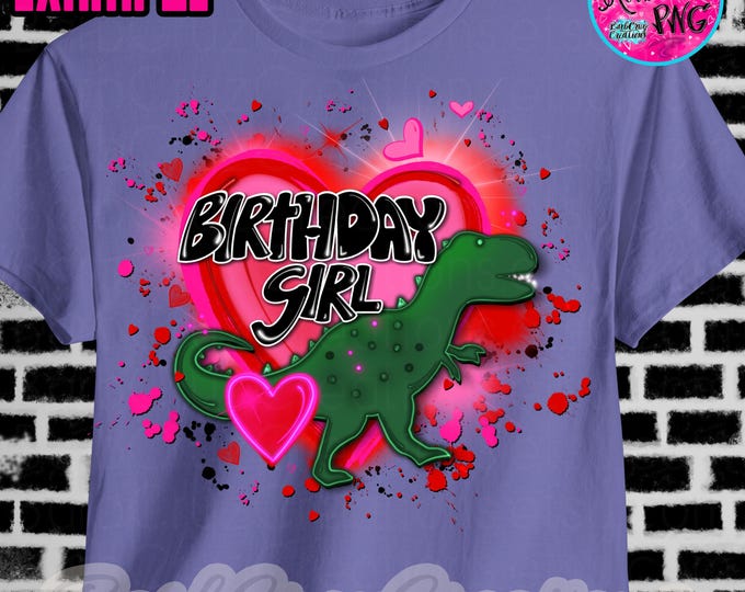 airbrush png, airbrushed Dinosaur, red, hearts, Valentine's Day, Be Mine, sublimation transfer, Dino, sublimation, love, image, xoxo