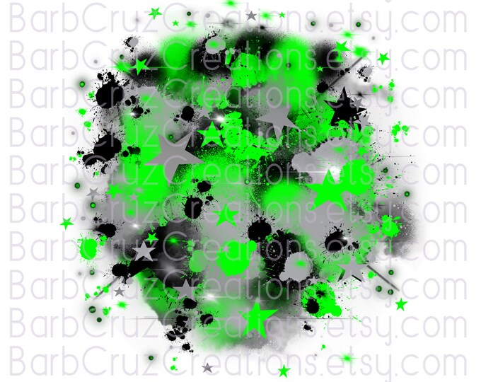 Green, Airbrush, Digital Airbrush, Star bursts Background, png, jpg, sublimation designs, digital download, digital airbrush, shirt transfer