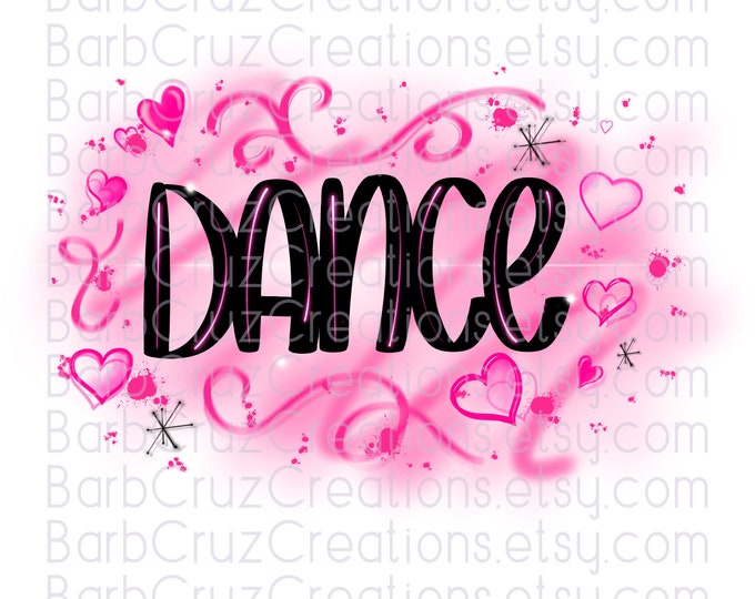 airbrush png, dance, dance png, dance clipart, airbrush png, sublimation designs, digital downloads, clipart, dance shirt transfer png, pink