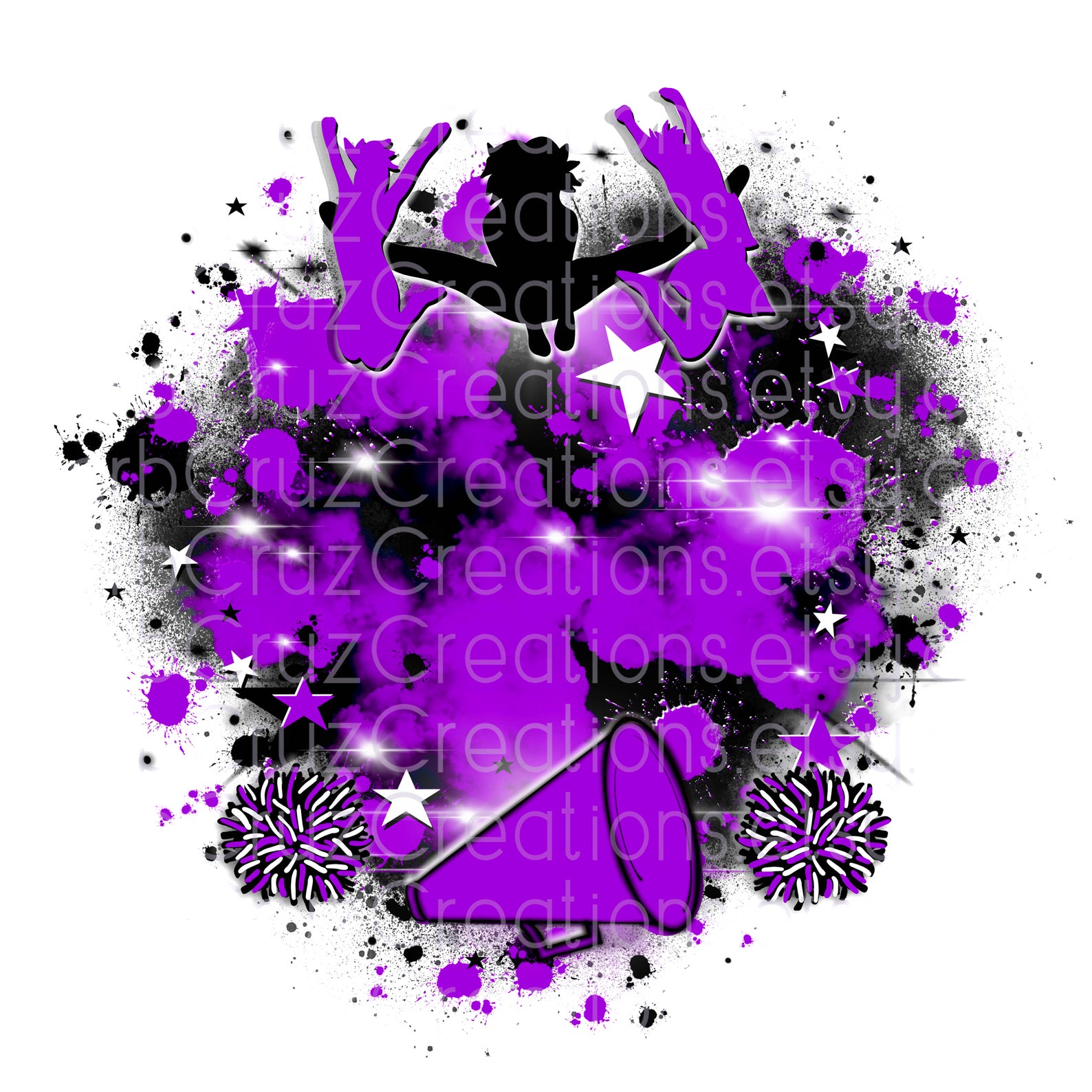 Cheerleader Designs Cheer Shirt Png Cheer Team Shirt - Etsy