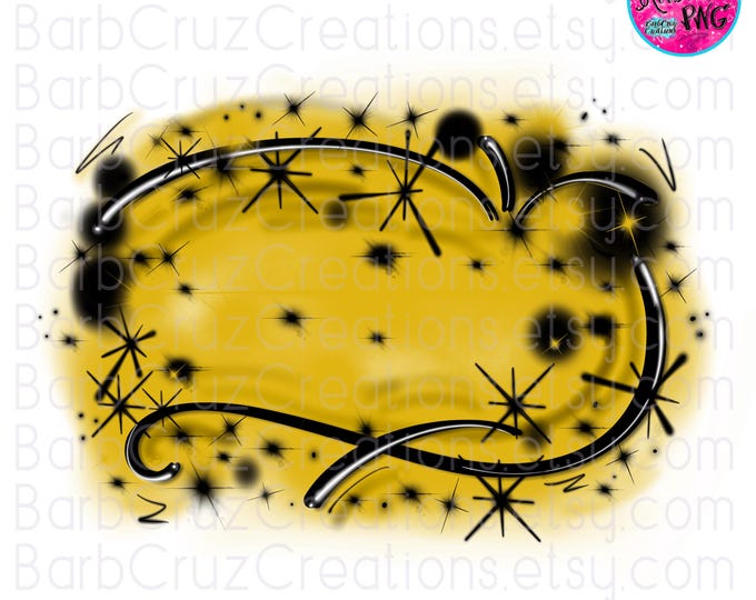 Airbrush png, Airbrush Background png, Golden Yellow Airbrush, DTF, graffiti, sublimation designs, digital, tshirt designs, old skool