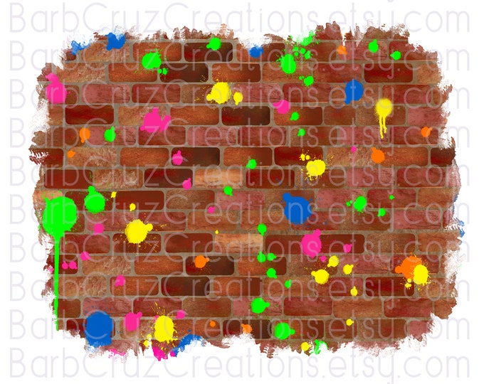 Brick Wall, Background, Graffiti, png, clipart, sublimation designs, digital downloads, png sublimation, background png
