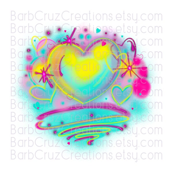 airbrush hearts colorful, pink, hearts, sublimation transfer, digital download, clipart, sublimation png, jpg, airbrush, love, love heart