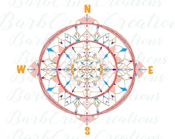 Compass, Digital Design, Clip art, PNG, instant download, sublimation designs, not all who wonder are lost, compass design, digital compass