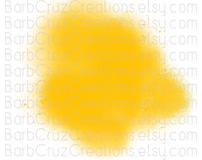 Yellow Spray Paint png, Airbrush Background, Splatter Paint, sublimation designs