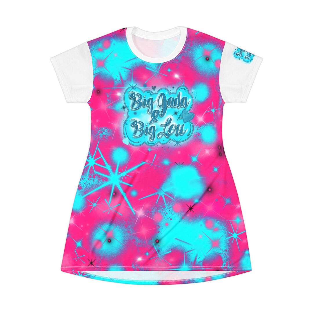 Graffiti Hiphop White And Yellow Crown Print Hoodie Dress