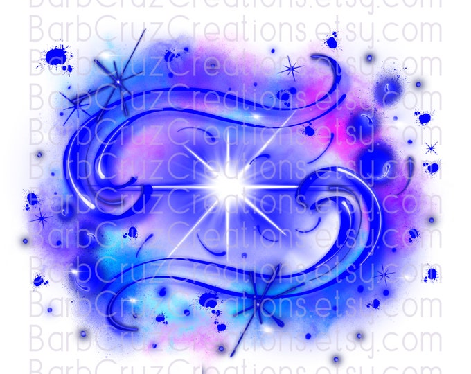 Airbrush png, Background, Graffiti Art, Sublimation Transfer, Hip Hop, Digital Download, Sublimation Designs, clipart, blue, pink