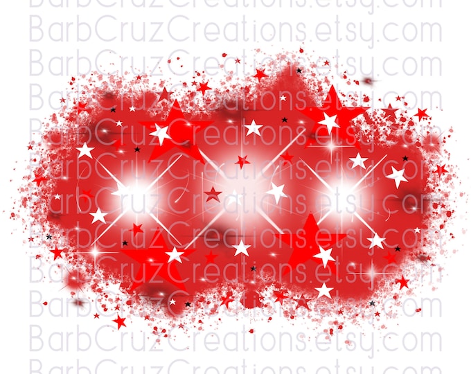 Red Airbrush, stars, png, digital downloads, Holidays, Merry Christmas, Sports, sublimation designs, clip art, Holiday shirt png, Stars