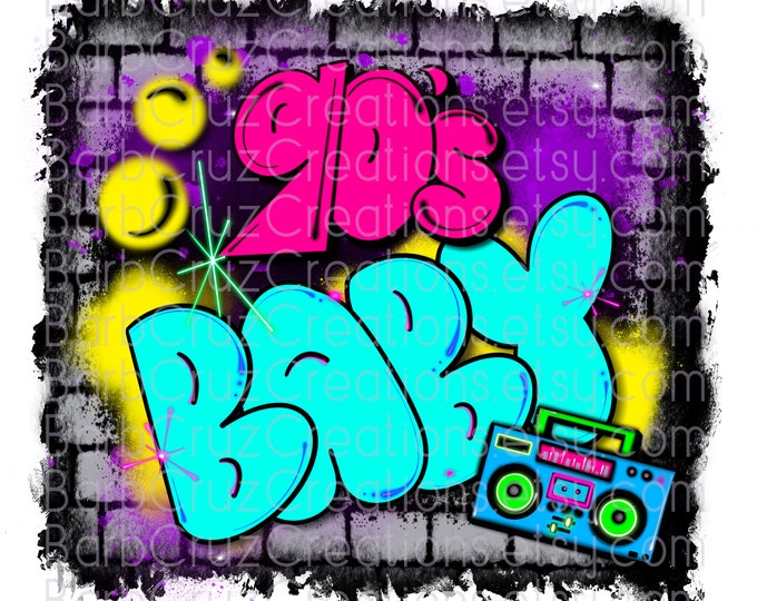 airbrush, Background, 90's, 90s baby, 90's, sublimation transfer, digital download, png, clipart, sublimation png, airbrush