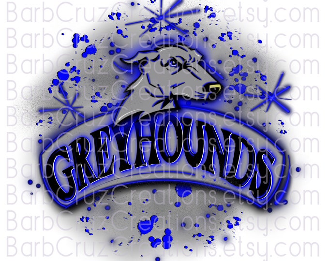 Greyhounds, Sports Team, School Spirit, High School, Sublimation Designs, png