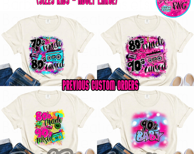 90's Style, trendy retro Customized Custom Airbrush Shirt, Apparel, Shirts, Graffiti T-Shirts, BACH, Vacation, Spray Paint, Old School Shirt