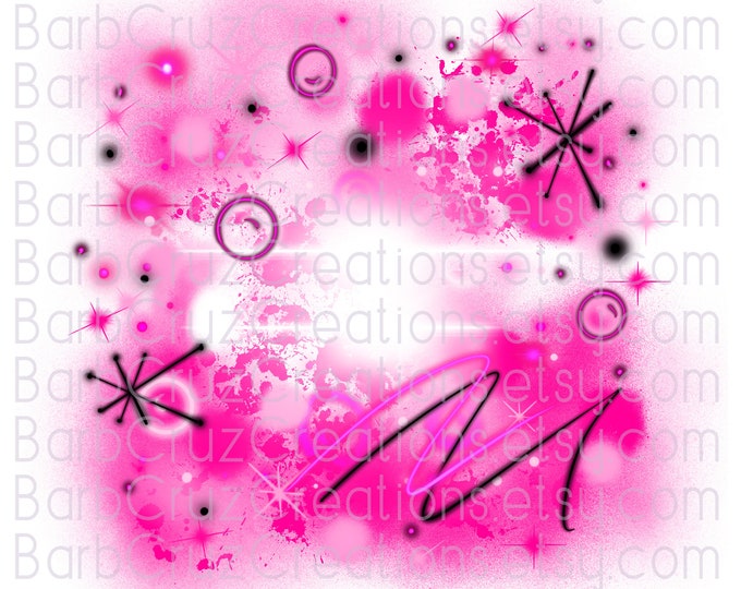 Airbrush png, Background, diy stickers, Tumbler, Airbrush, Graffiti Wall, clipart, sublimation design, digital download, Pink Backdrop
