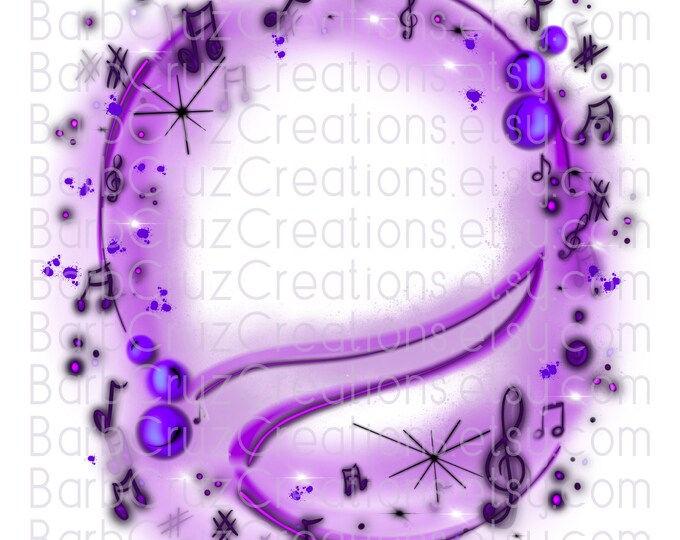 Airbrush png, Band, Music, Background, Purple, Digital Airbrush, Graffiti, clipart, sublimation designs, digital download, png, school band